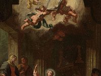GG 491  GG 491, Michelangelo Unterberger (1695- nach 1757), Der zwölfjährige Jesus im Tempel, Leinwand, 88,8 x 47,8 cm : Aufnahmedatum: 2008, Biblische Themen